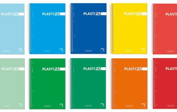 BLOC FOLIO 80H 90GR HORIZONTAL PP PLASTIPAC