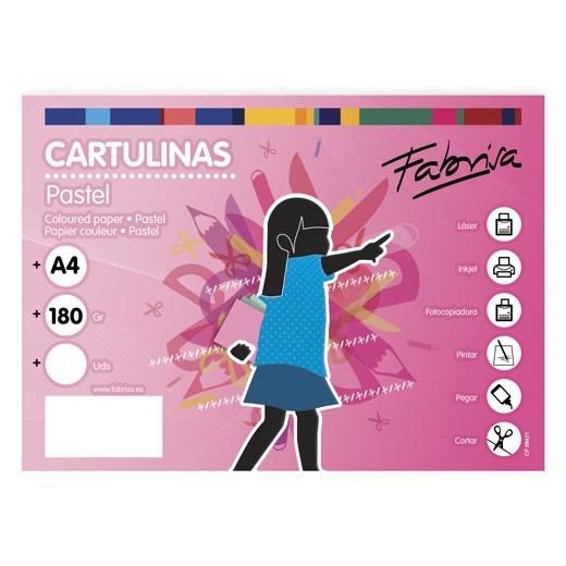 PAQUETE 50 CARTULINA A/4 180GRS BLANCA