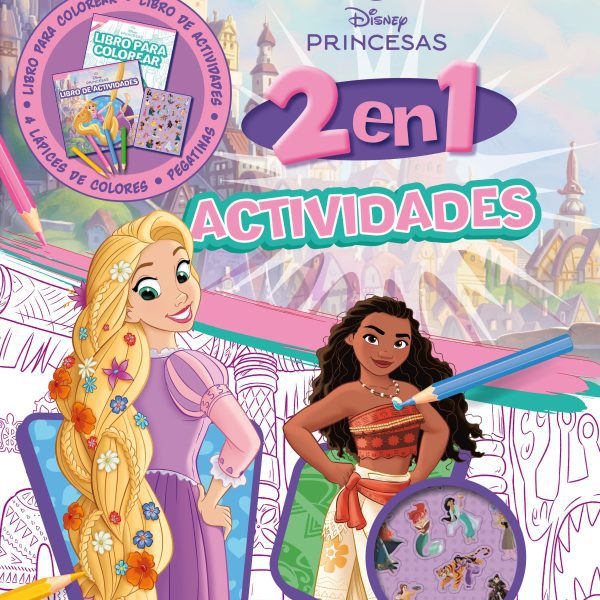 PRINCESAS. ACTIVIDADES 2 EN 1