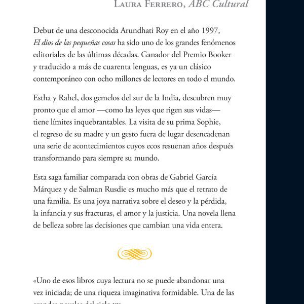 EL DIOS DE LAS PEQUEÑAS COSAS