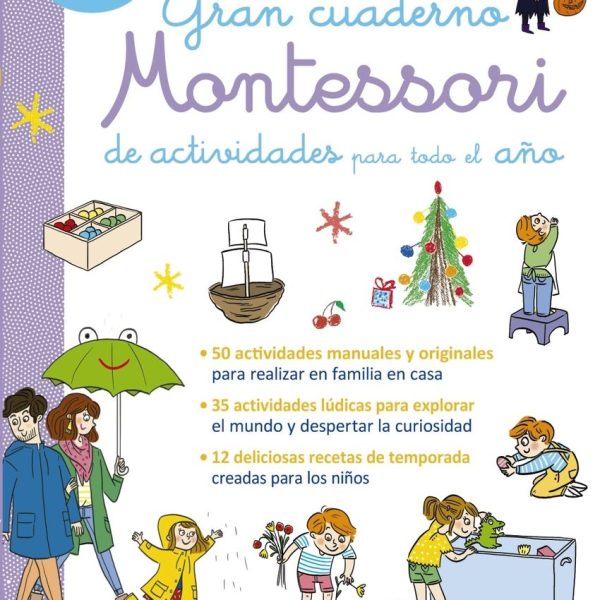 GRAN CUADERNO MONTESSORI DE ACTIVIDADES PARA TODO EL AÑO