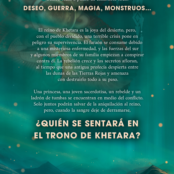 SU ROSTRO ES EL SOL (EL TRONO DE KHETARA 1)