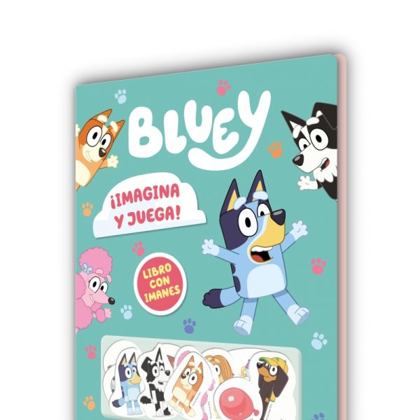 BLUEY. LIBRO JUGUETE - ¡IMAGINA Y JUEGA! LIBRO CON IMANES