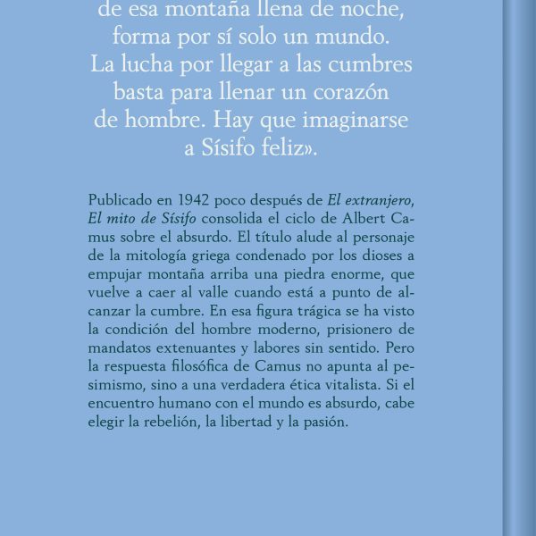 EL MITO DE SÍSIFO (EDICIÓN ESPECIAL EN TAPA DURA)