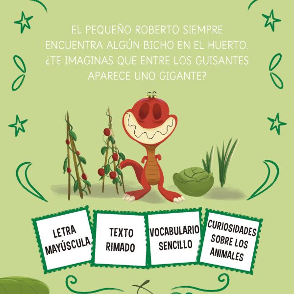 APRENDE A LEER CON LAS FANTASTICOTAS 10. ROBERTO Y EL BICHO DEL HUERTO