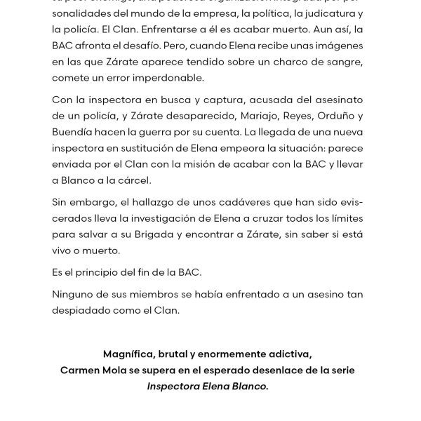 EL CLAN (INSPECTORA ELENA BLANCO 5)