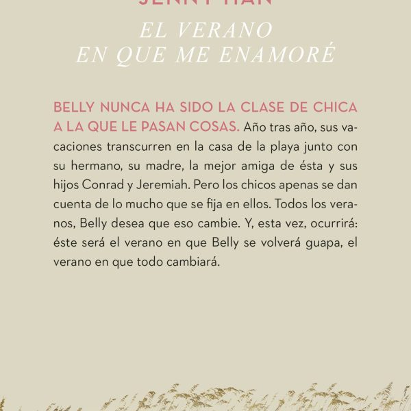 EL VERANO EN QUE ME ENAMORÈ