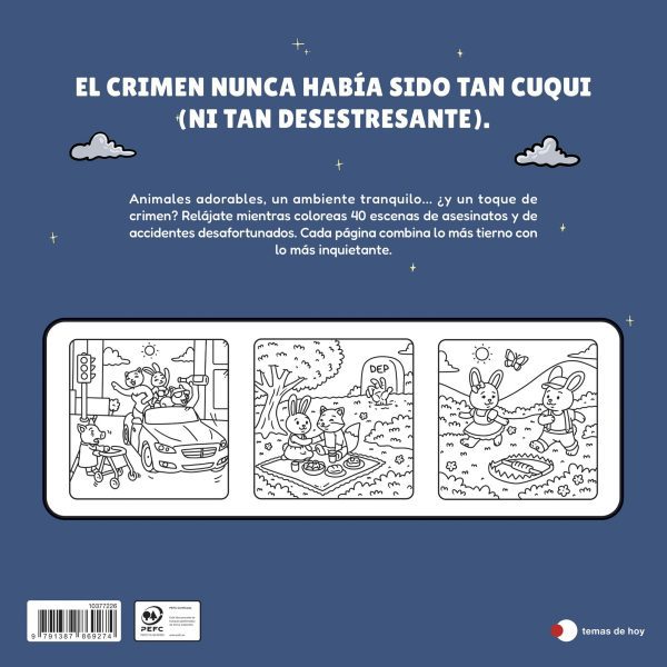 ESCENAS CUQUIS DE CRIMEN 1: UN LIBRO DE COLORING PARA PASARTELO DE MUERTE