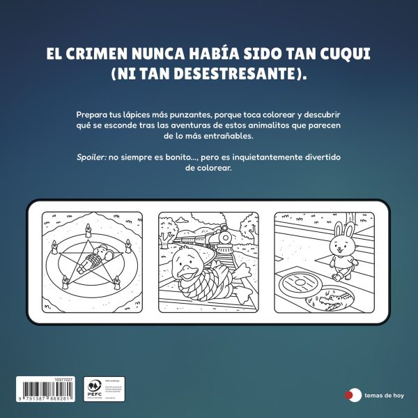 ESCENAS CUQUIS DE CRIMEN 2: UN LIBRO DE COLORING PARA PASARTELO DE MUERTE