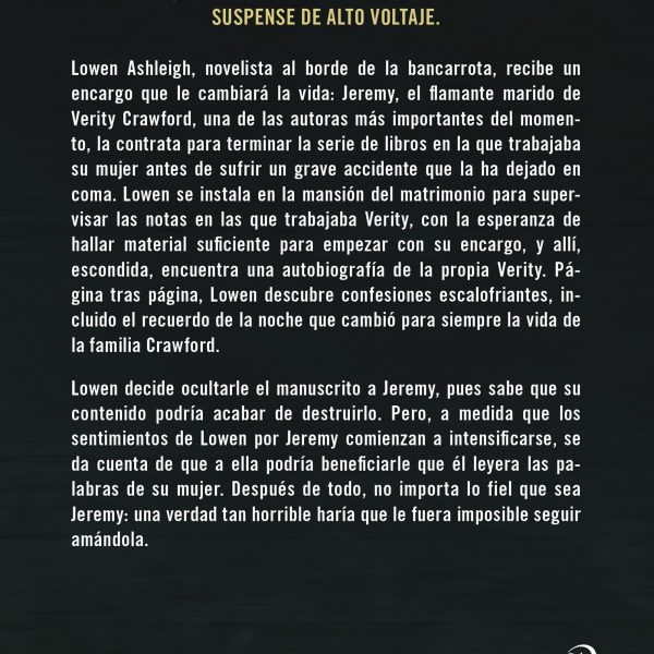 VERITY. LA SOMBRA DE UN ENGAÑO