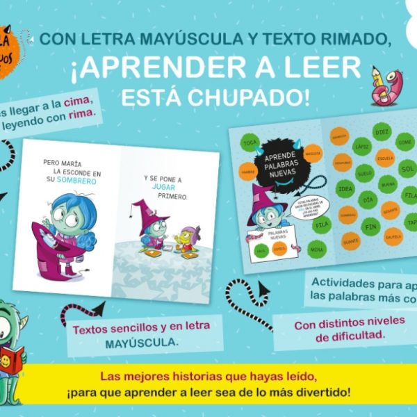 APRENDER A LEER EN LA ESCUELA DE MONSTRUOS 1 LA MASCOTA MÁS GRANDOTA (APRENDER A
