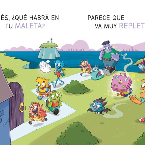 APRENDER A LEER EN LA ESCUELA DE MONSTRUOS 5 - PASTELES VOLADORES DE COLORES