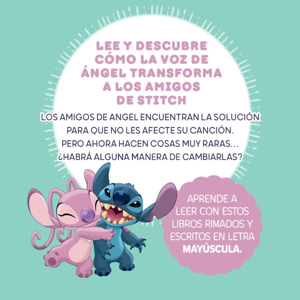APRENDE LEER MAYUSCULA. STITCH VOZ ANGEL
