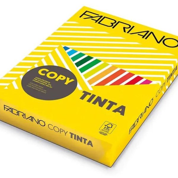 PAQUETE 500H PAPEL 80GR. AMARILLO GUIALLO.FABRIANO