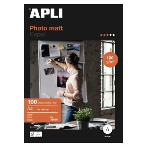 PAPEL FOTOGRÁFICO MATT A4 120 G 100 H