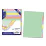 SEPARADORES PASTEL CARTON A5 6 POSICIONES