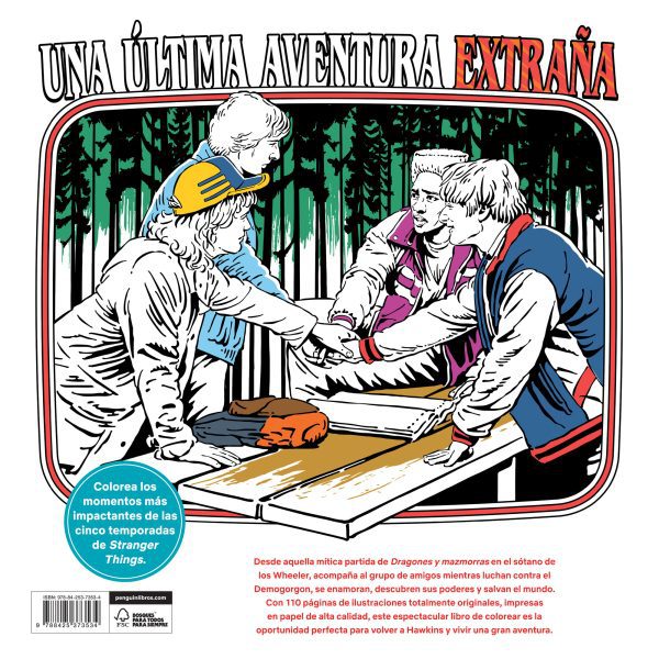 STRANGER THINGS. EL LIBRO OFICIAL PARA COLOREAR DE LA SERIE COMPLETA