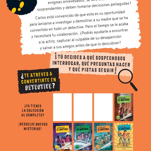 ¡RESUELVE EL MISTERIO! 2. LA ACTRIZ DESAPARECIDA
