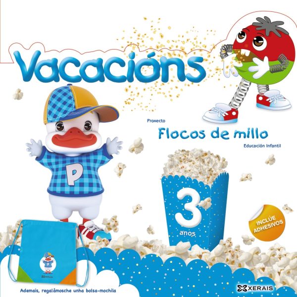 FLOCOS DE MILLO. VACACIÓNS 3 ANOS