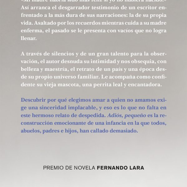 ADIÓS, PEQUEÑO
