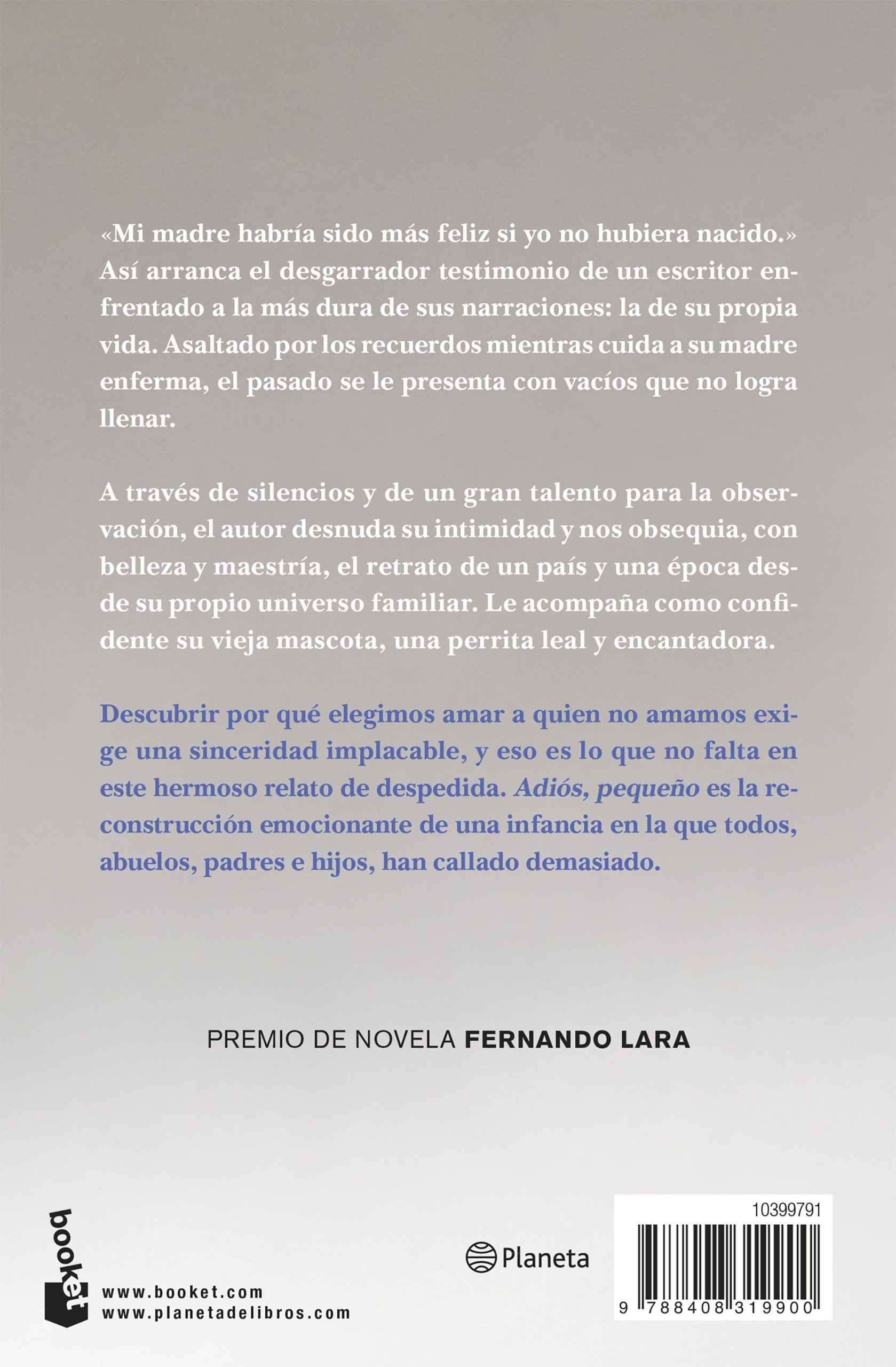 ADIÓS, PEQUEÑO
