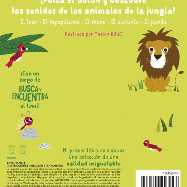 LA JUNGLA. MI PRIMER LIBRO DE SONIDOS
