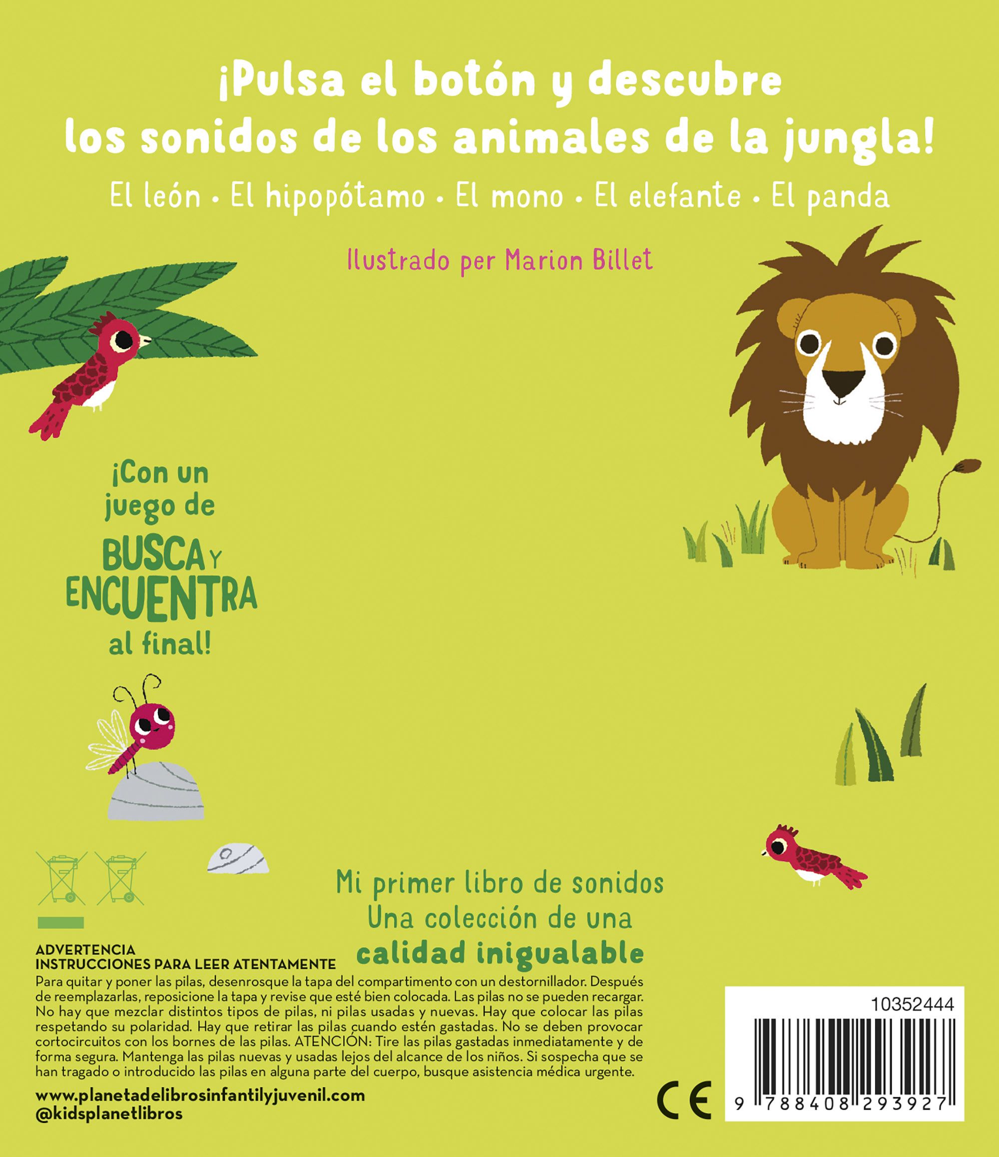 LA JUNGLA. MI PRIMER LIBRO DE SONIDOS