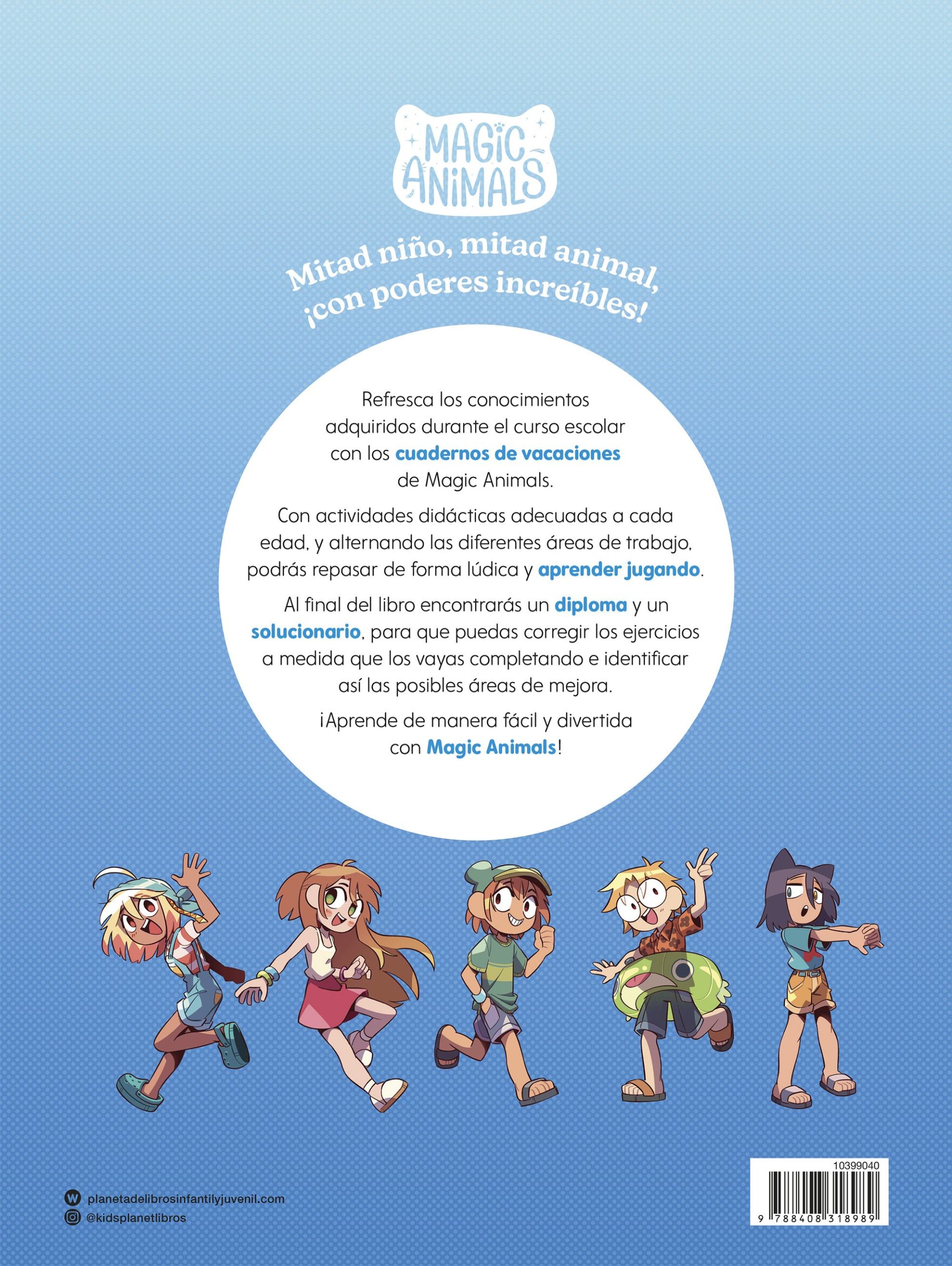 MAGIC ANIMALS. CUADERNO DE VACACIONES. 4º DE PRIMARIA