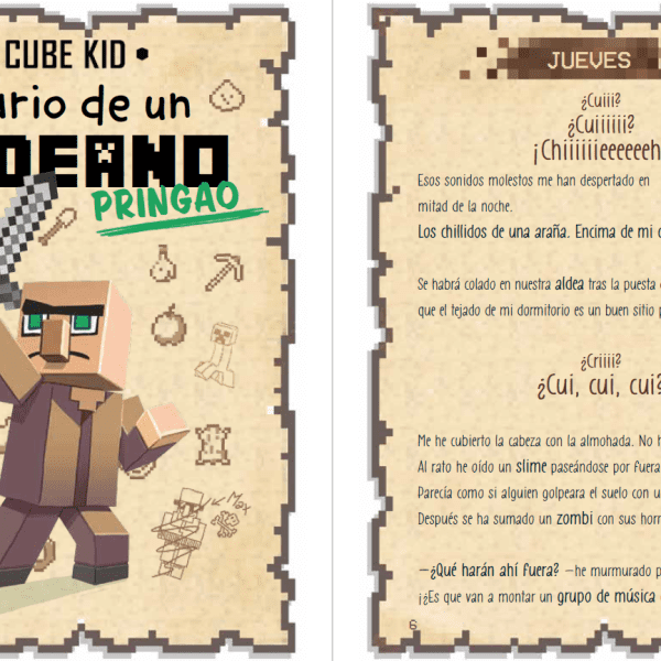 MINECRAFT. DIARIO DE UN ALDEANO PRINGAO