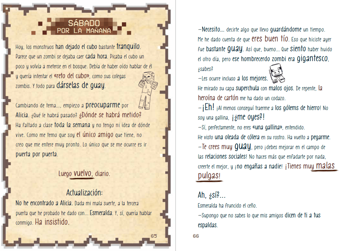 MINECRAFT. DIARIO DE UN ALDEANO MEGAPRINGAO - Imagen 3