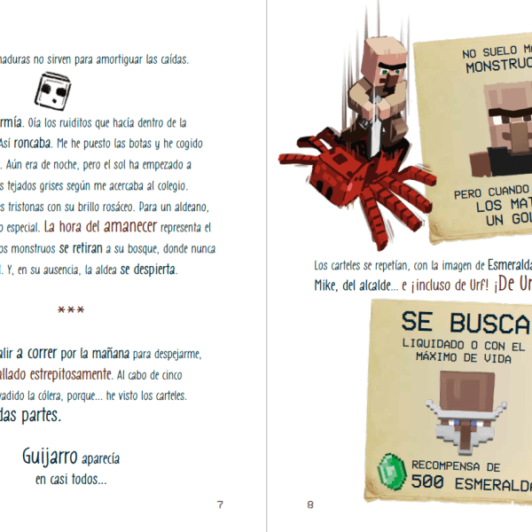 MINECRAFT. DIARIO DE UN ALDEANO MEGAPRINGAO