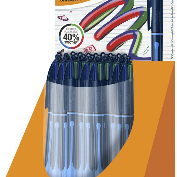BIC 4 COLORES SMOOTH AZUL OSCURA