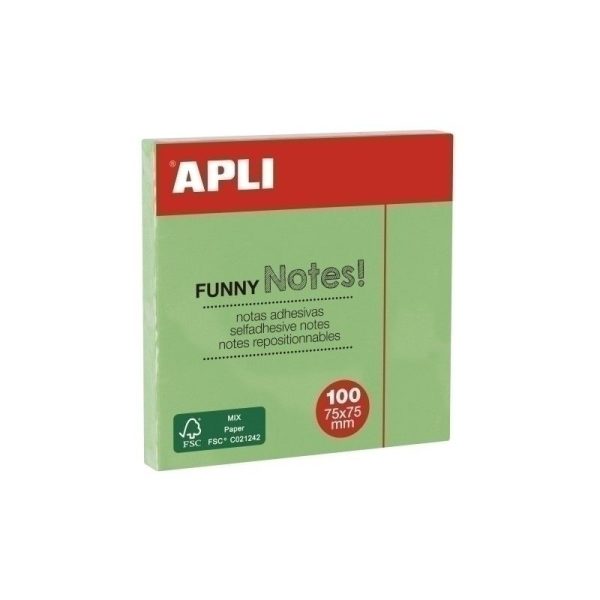 APLI TACO NOTAS 75X75  VERDE