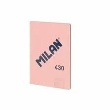 MILAN LIBRETA ENCOLADA A4 PAPEL CUADRICULA 48H SERIE 1918 ROSA