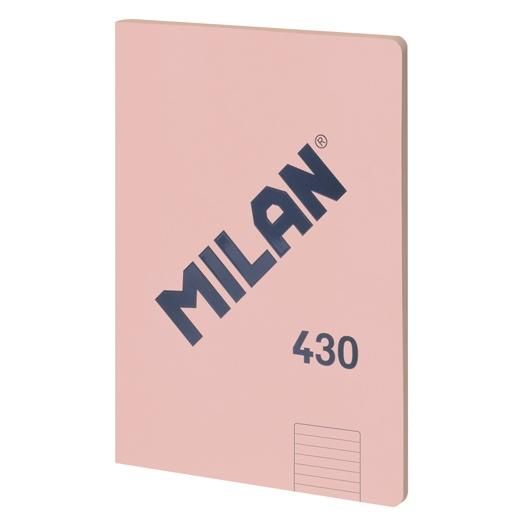 MILAN LIBRETA ENCOLADA A4 PAPEL PAUTADO 48H SERIE 1918 ROSA