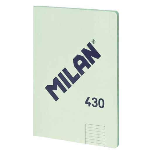 MILAN LIBRETA ENCOLADA A4 PAPEL PAUTADO 48H SERIE 1918 VERDE