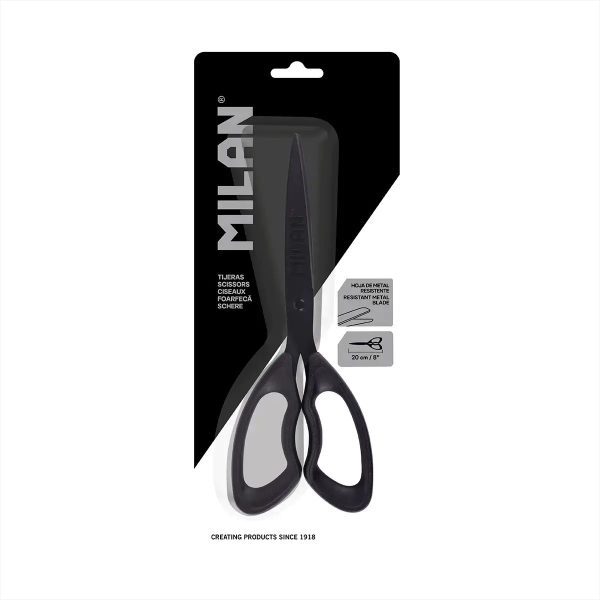 BLÍSTER TIJERAS DE OFICINA 20 CM SHADOW, NEGRO