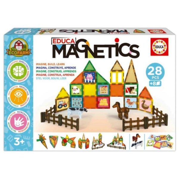 EDUCA MAGNETICS ECOFARM 28PCS