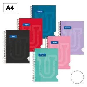 BLOC CAMPUS A4 TAPA DURA 80H 90G LISO