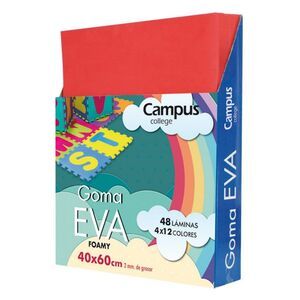 GOMA EVA CAMPUS 40X60 ROJO