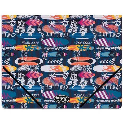 CARPETA CON GOMAS Y SOLAPAS MAVERICS TAMAÑO FOLIO PP