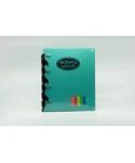 CARPETABLOCK A4 4 ANILLAS 35MM + RECAMBIO 80H 90GR + ACCESORIOS VERDE PASTELOCEAN'S WAVE