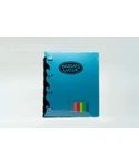 CARPETABLOCK A4 4 ANILLAS 35MM + RECAMBIO 80H 90GR + ACCESORIOS AZUL CLAROOCEAN'S WAVE