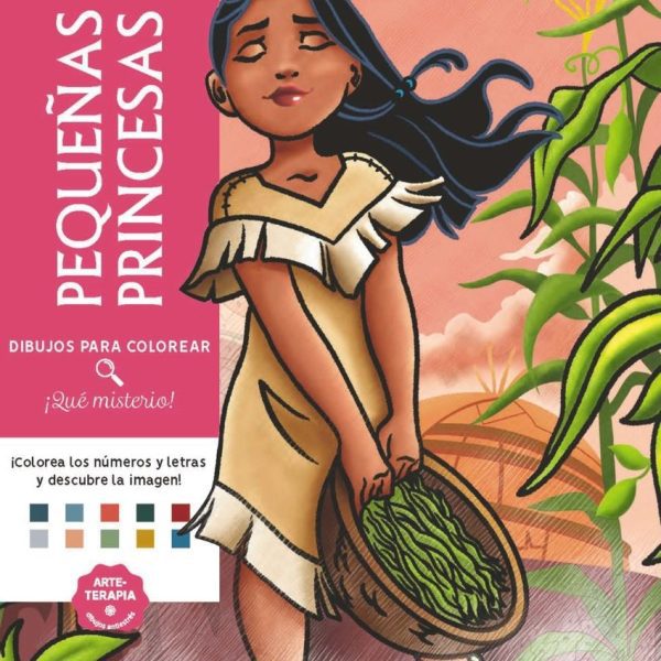 DIBUJOS PARA COLOREAR, ¡QUÉ MISTERIO! PEQUEÑAS PRINCESAS