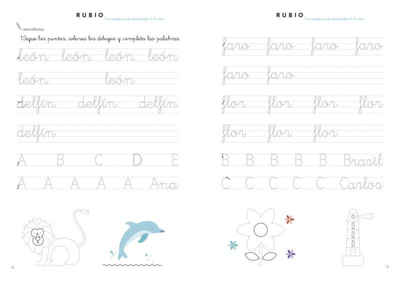 MI CUADERNO DE ACTIVIDADES: 5 - 6 AÑOS (EDICIÓN EXCLUSIVA) (RUBIO - Imagen 2