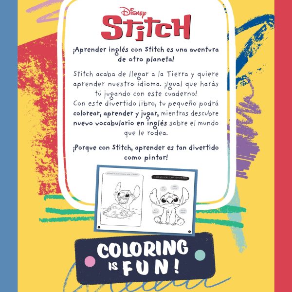 COLOREA EN INGLÉS CON LILO & STITCH (ENJOY COLORING WITH DISNEY)