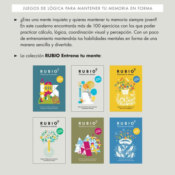 JUEGOS DE LÓGICA PARA MANTENER TU MEMORIA EN FORMA (EDICIÓN EXCLUSIVA) (RUBIO. E