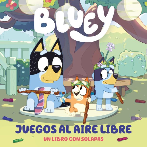 BLUEY LIBRO DE CARTON CON SOLAPAS JUEGOS AL AIRE LIBRE