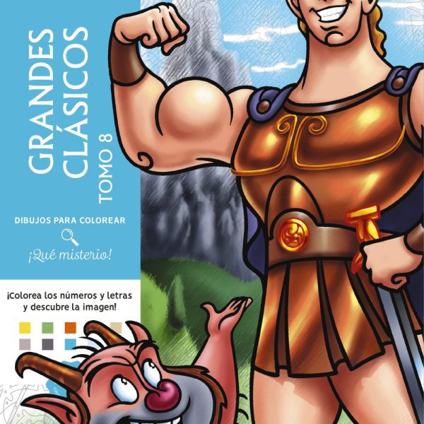 DIBUJOS PARA COLOREAR. ¡QUÉ MISTERIO! GRANDES CLÁSICOS TOMO 8