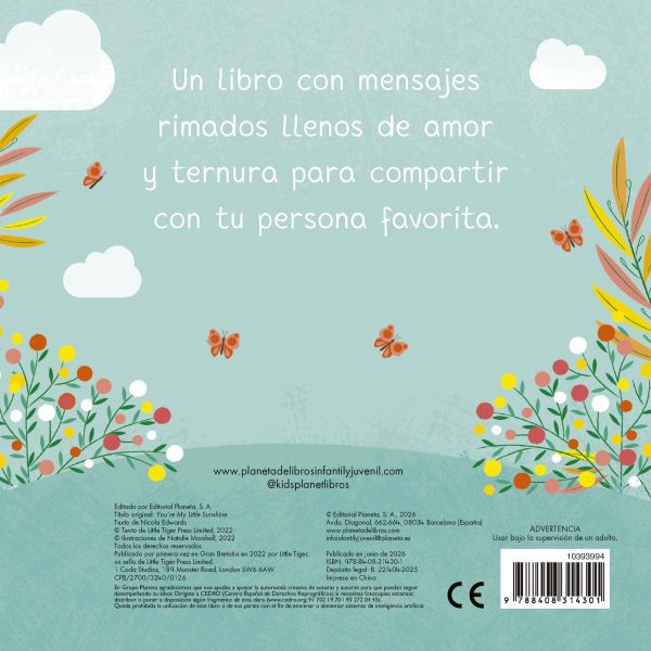 ERES MI RAYITO DE SOL. LIBRO DE CARTON CON TROQUEL
